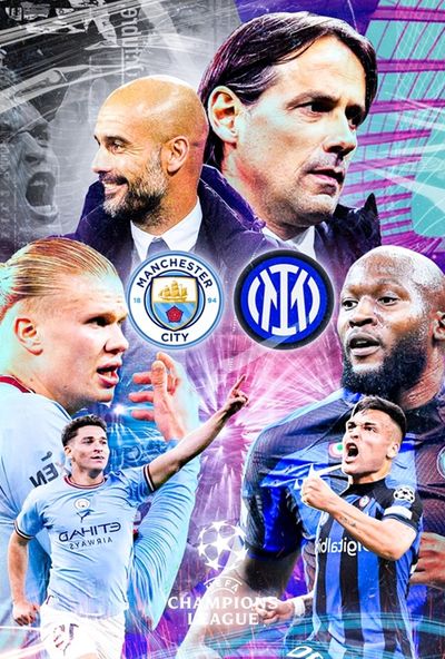 مباراة مانشستر سيتي وانتر | نهائي دوري ابطال اوروبا 2023