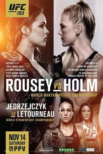 UFC 193: Rousey Vs  Holm