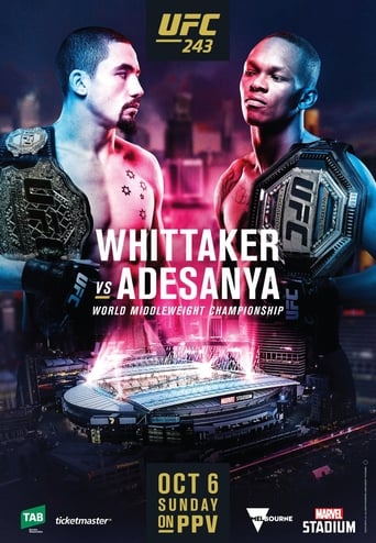 UFC 243: Whittaker Vs  Adesanya