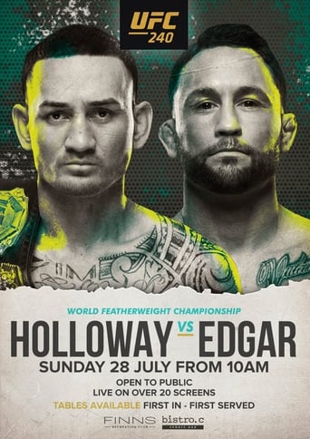 UFC 240: Holloway Vs  Edgar