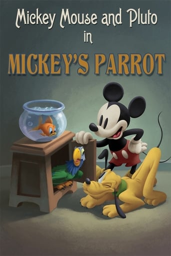 Mickey Mouse, Pluto - Mickey's Parrot (1938)