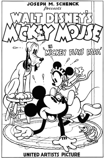 Mickey Mouse, Pluto - Mickey Plays Papa (1934)