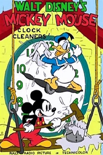 Mickey Mouse, Donald Duck, Goofy - Clock Cleaners (1937)