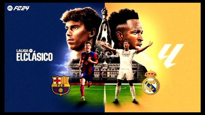 مباراة برشلونة وريال مدريد | الدوري الاسباني ( الكلاسيكو ) 2024