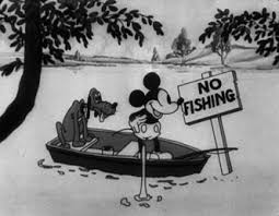 Mickey Mouse, Pluto - Fishin' Around (1931)