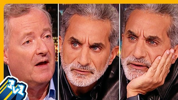 لقاء باسم يوسف مع بيرس مورجان الجزء الثالث مترجم