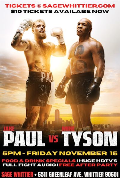 Jake Paul VS Mike Tyson 2024 4K - مايك تايسون و جايك بول