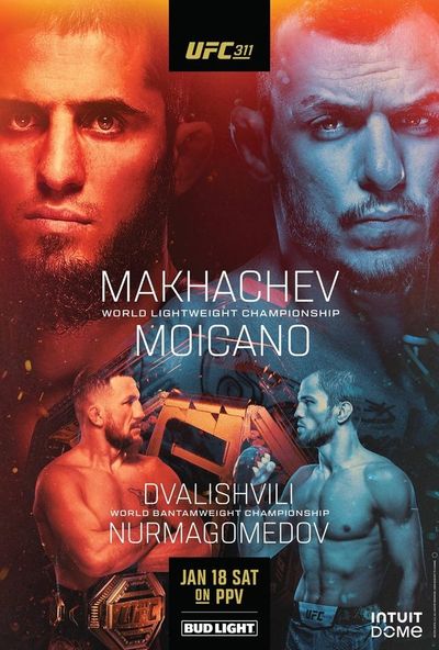 UFC 311: Makhachev vs. Moicano (2025) Maincard