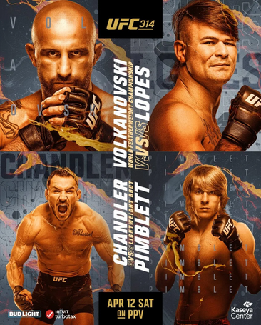 UFC 314 Volkanovski vs Lopes