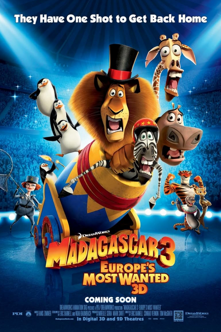 Madagascar 3: Europe's Most Wanted (2012) مدبلج