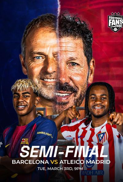 مبارة برشلونة واتلتليكو مدريد - اياب نصف نهائي كاس اسبانيا 2026