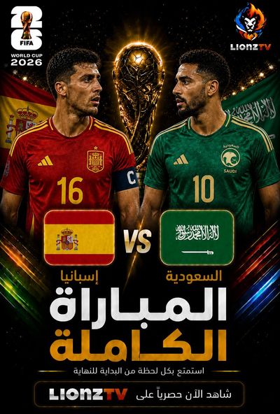 مباراة اسبانيا والسعودية - كاس العالم 2026